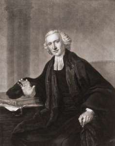 William Romaine. Porträtt. (skriva ut) av Francis (after) Cotes