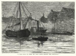 Illustration för stora förväntningar av Charles Dickens (gravyr) av Francis Arthur Fraser