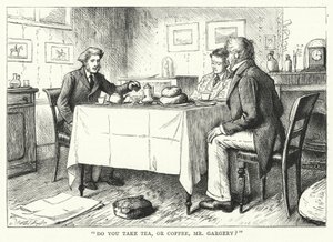 Illustration för stora förväntningar av Charles Dickens (gravyr) av Francis Arthur Fraser