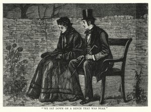 Illustration för stora förväntningar av Charles Dickens (gravyr) av Francis Arthur Fraser