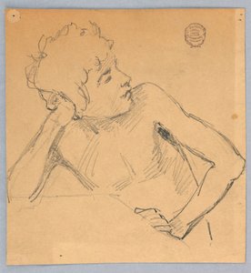 Figurstudie av Francis Augustus Lathrop