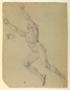 Figurstudie för Diana och hennes skötare bland konstellationerna av Francis Augustus Lathrop