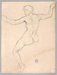 Skiss för "Natt" av Francis Augustus Lathrop