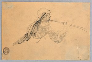 Skiss för en ängel av Francis Augustus Lathrop