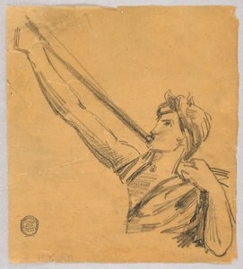 Skiss för en ängel av Francis Augustus Lathrop