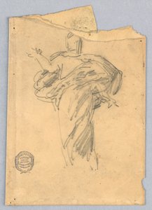 Study for Christ, Chancel of St. Bartholomew, New York av Francis Augustus Lathrop