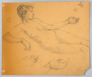 Studie av naken figur