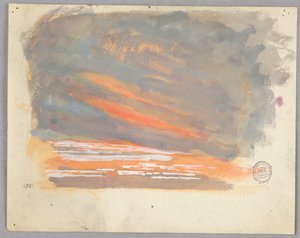 Studie av moln, Rom, Italien av Francis Augustus Lathrop
