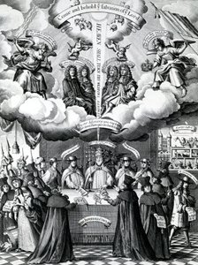 The Happy Instruments of Englands Preservation, publicerad av Benjamin Combe efter Francis Barlow, april 1681 av Francis Barlow