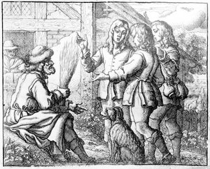 Den gamle mannen och hans söner, illustration från 