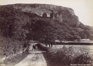 Abergele, Tan-yr-ogo-grottan, 1870-talet. av Francis Bedford