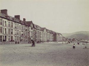 Barmouth. Marin terrass och Esplanad, 1870-talet. av Francis Bedford