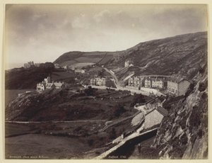 Barmouth, från ovan Bellevue av Francis Bedford