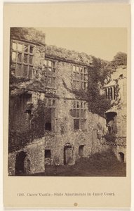 Carew Castle - statsrum på den inre gården av Francis Bedford