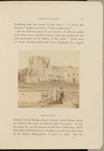Chepstow slott av Francis Bedford