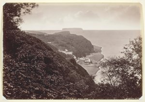 Clovelly från hobbyn, 186094. av Francis Bedford