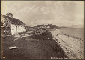 Criccieth från väster av Francis Bedford