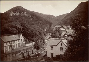 Lynmouth från Mars Hill av Francis Bedford