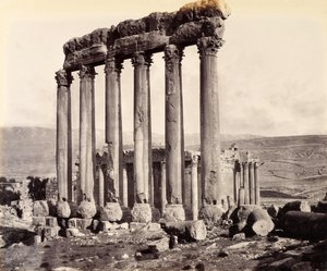 Ruinerna av soltemplet och Jupitertemplet, Baalbek