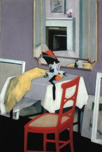 Interiör (The Red Chair) (olja på duk) av Francis Campbell Boileau Cadell