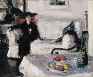 Interiör med figur av Francis Campbell Boileau Cadell