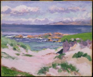 Iona, ca 1920-talet (se 145805 för omvänd målning) av Francis Campbell Boileau Cadell