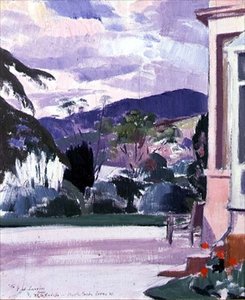 Myrtle Park Cove, Argyll (olja på panel) av Francis Campbell Boileau Cadell