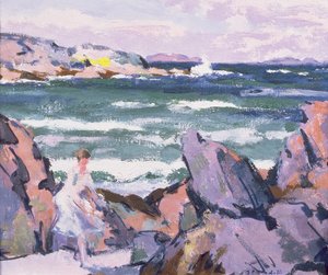 North Wind, Iona (Badaren) av Francis Campbell Boileau Cadell