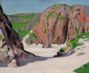 Port Bhan, Iona, ca 1922 (olja på duk)