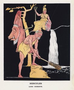 Hercules, Lord Roberts (färg litho) av Francis Carruthers Gould