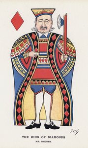 The King of Diamonds, Mr Rhodes (färg litho)