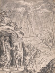 Dido och Aeneas skydd i en grotta