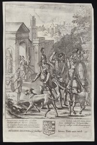Evander och Aeneas på Palentium