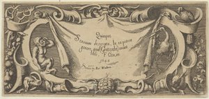 Titelskylt, från Five Senses Five Senses, ca. 1655