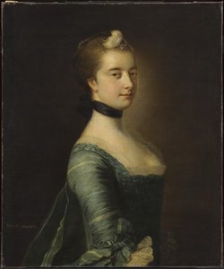 Miss Walpole, senare den ärade fru Keppel (den ena av ett par) av Francis Cotes