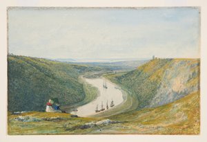 The Avon From Durdham Down, ca 1821 (akvarell & kroppsfärg på papper) av Francis Danby