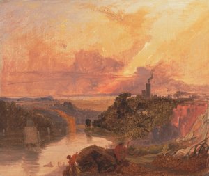 Avon Gorge vid solnedgången av Francis Danby