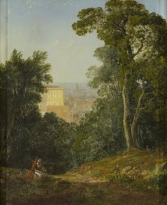 Utsikt över Bristol från Leigh Woods, ca 1822 (olja på panel) av Francis Danby