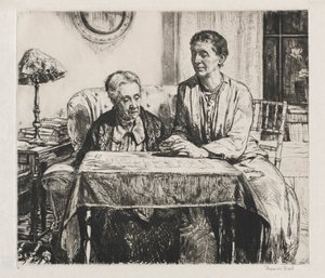Spelar kort av Francis Dodd