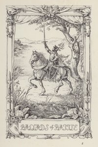 En annan bok med verser för barn: Ballader om strid (litografi) av Francis Donkin Bedford