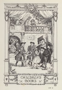 En annan bok med verser för barn: Barnböcker (litografi) av Francis Donkin Bedford
