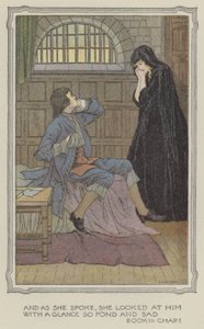 Illustration till The History of Henry Esmond (färglitografi) av Francis Donkin Bedford