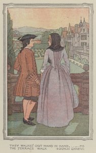 Illustration till The History of Henry Esmond (färglitografi) av Francis Donkin Bedford