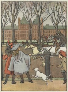 London: Rotten Row (färglitografi) Rotten Row (färglitografi) av Francis Donkin Bedford