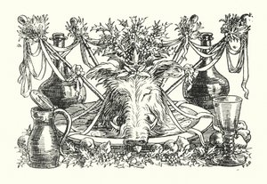 Merrie England: Herren av vanstyre (litografi) av Francis Donkin Bedford