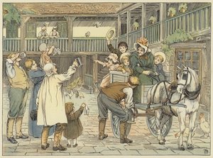Ostler (färglitografi) av Francis Donkin Bedford