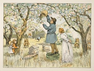 The Bee Farmer, från Four and Twenty Toilers, pub. 1900 (färglitografi)