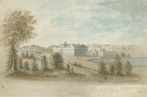 Soho Manufactory: akvarellmålning och [c 1798]