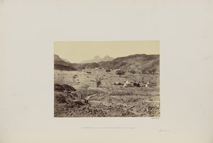 En campingplats i Sinais vildmark av Francis Frith
