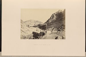 Infart till klostret i Sinai av Francis Frith